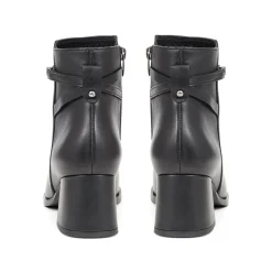 Monika Heeled Ankle Boots - Black