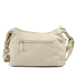 Multi-Pocket Crossbody Bag - Cream