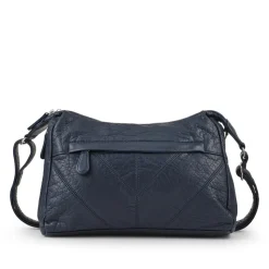 Multi-Pocket Crossbody Bag - Navy