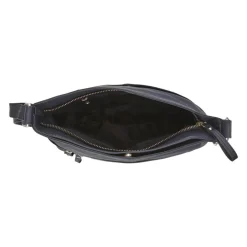 Multi-Zip-Up Crossbody Bag - Navy