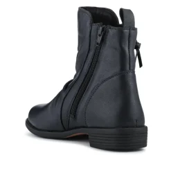 Nectar2 Leather Slouch Ankle Boots - Navy