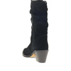 Nerine Calf-Length Boots - Black