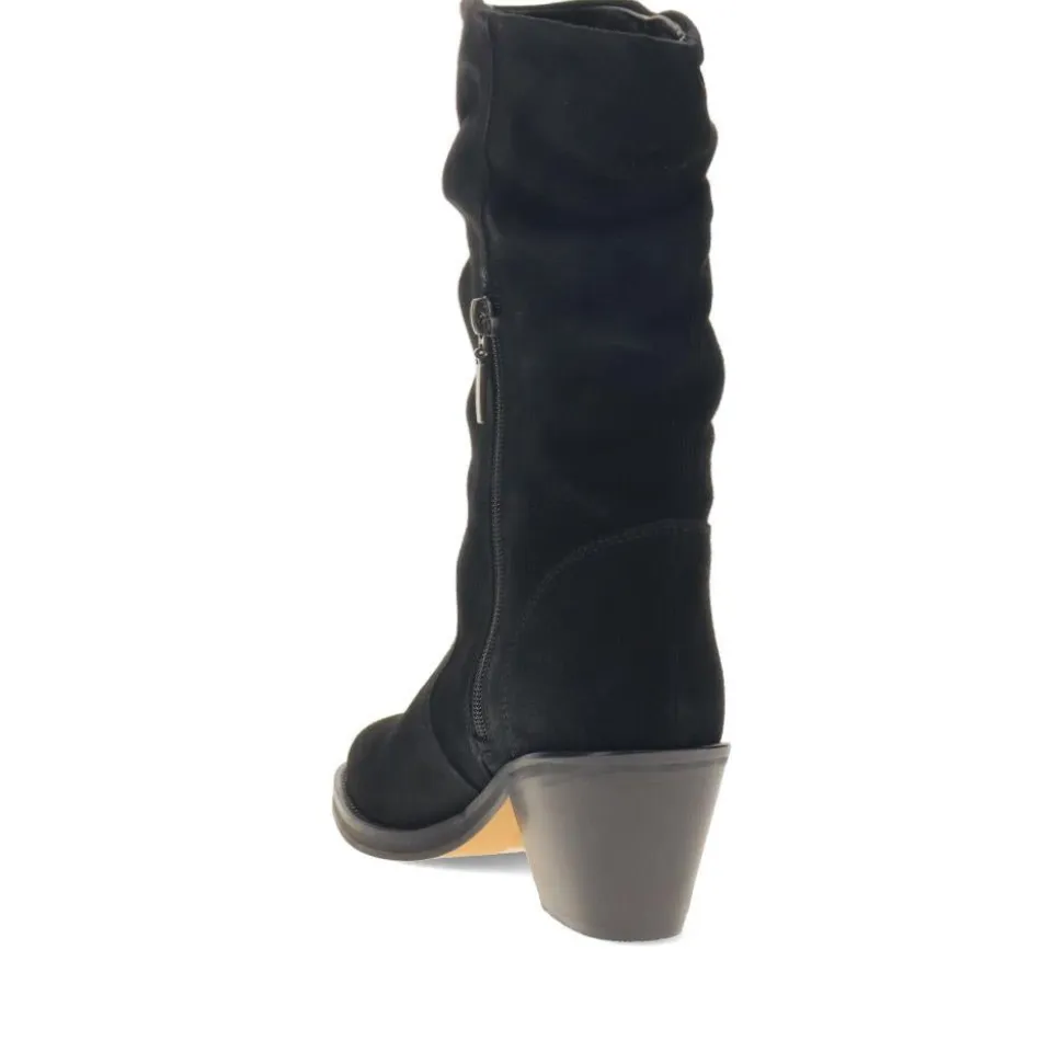 Nerine Calf-Length Boots - Black