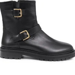 Noosa Chunky Biker Boots - Black