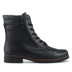 Notion Gabor Leather Ankle Boots - Black