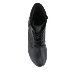 Notion Gabor Leather Ankle Boots - Black