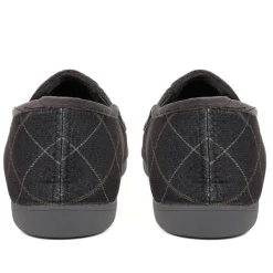 Novelty Dog Slippers - Grey Multi