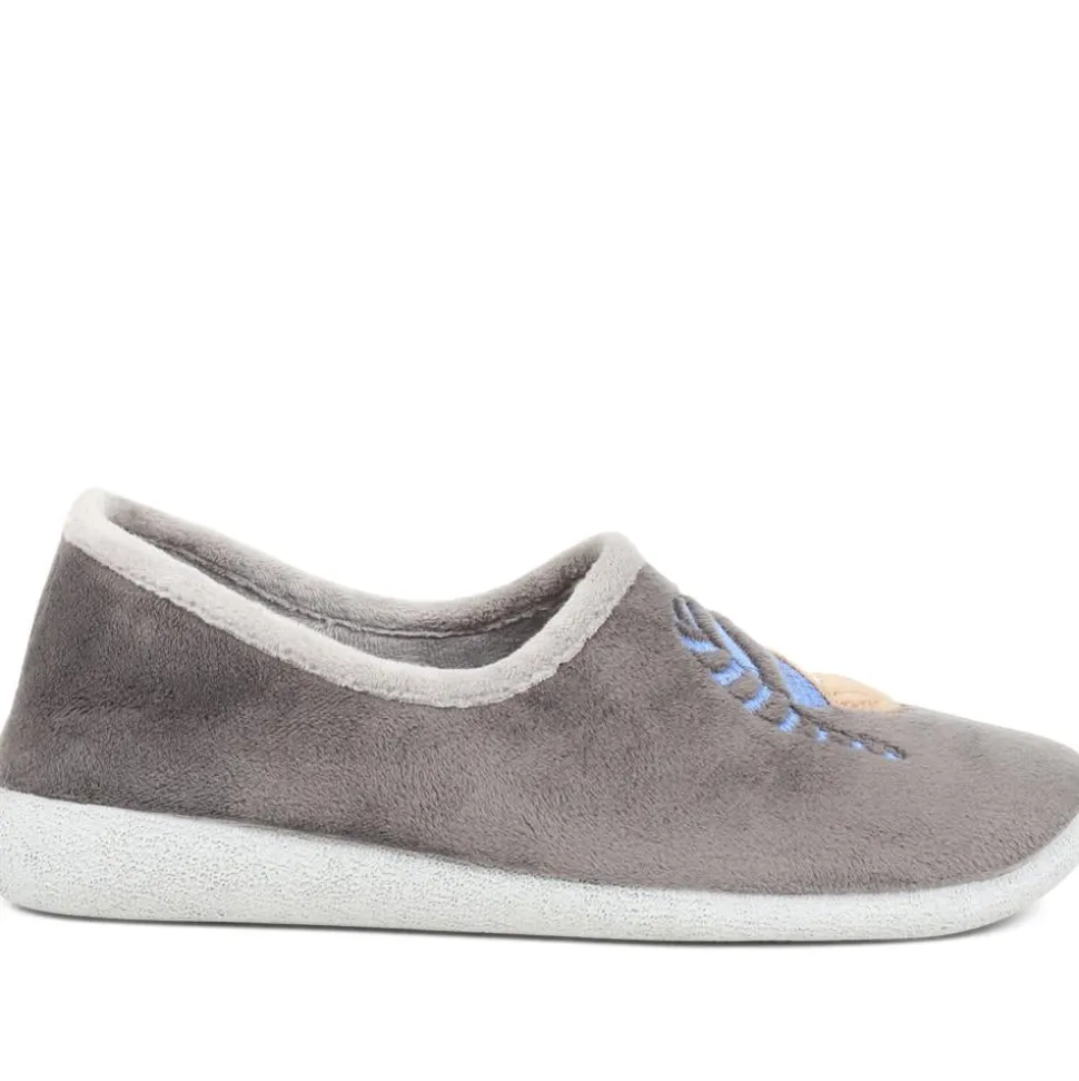 Novelty Slippers - Grey