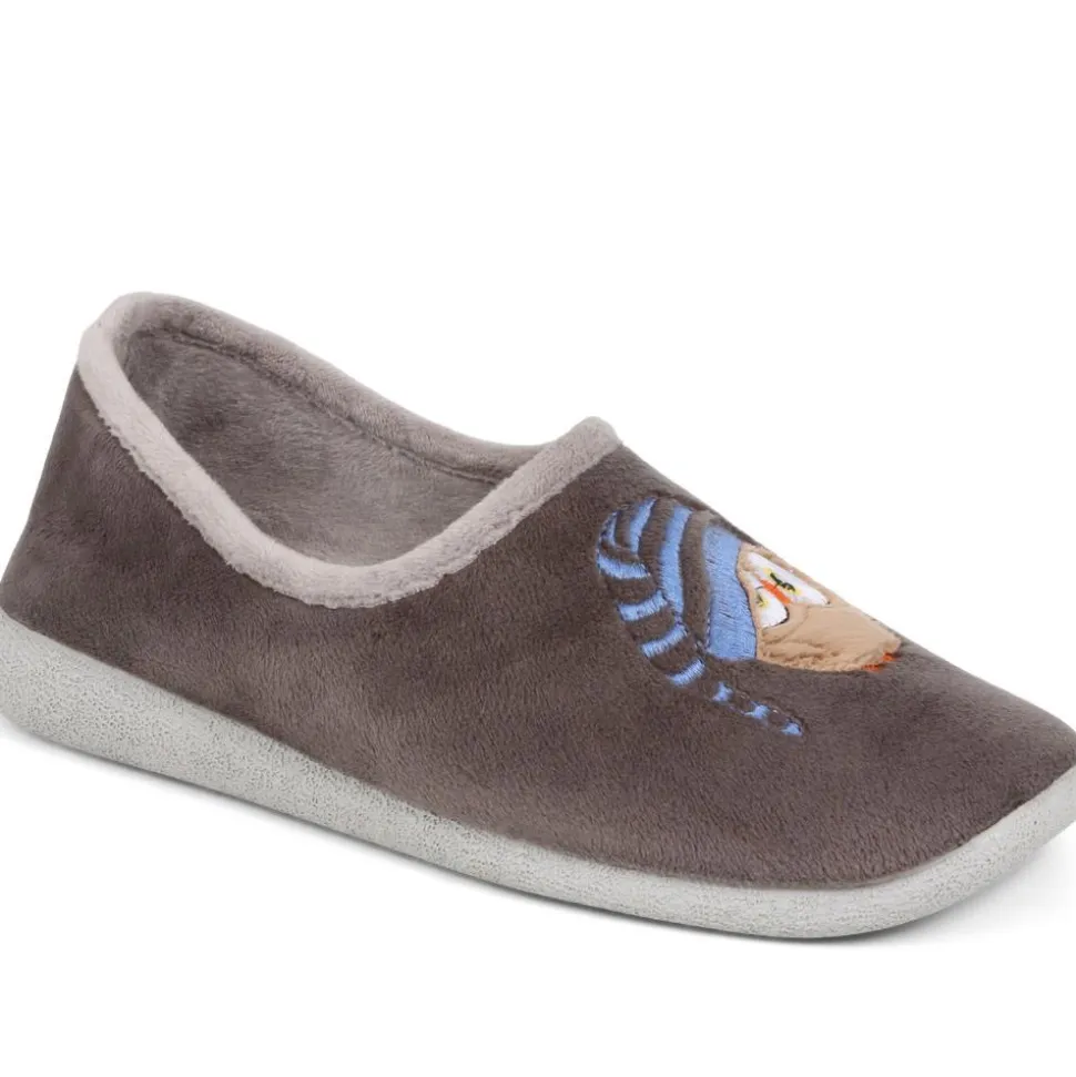 Novelty Slippers - Grey