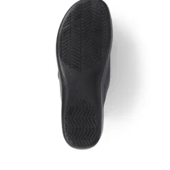 Nubuck Leather Dual Strap Sandals - Navy