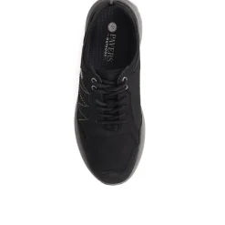 Outdoor Leather Lace-Up Shoes - Black