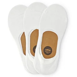 4-Pack Invisible Socks - White