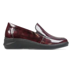 Padders Ladies Comfort 2E Fit - Burgundy Patent