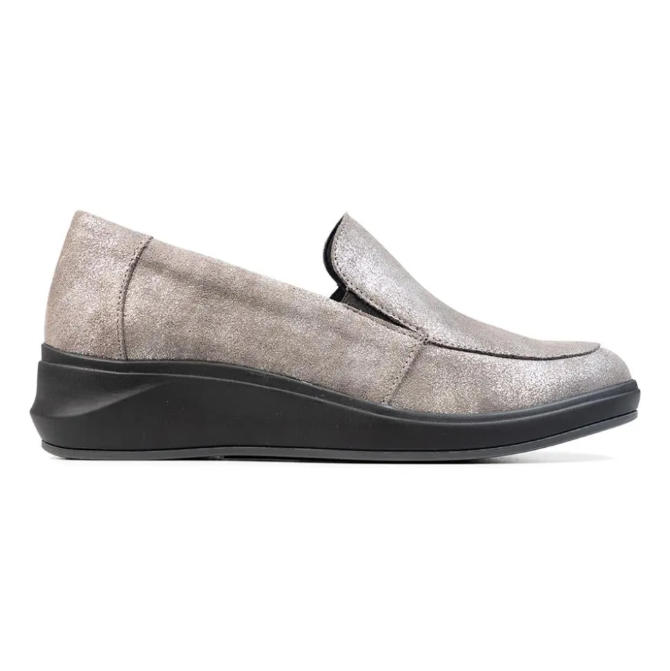 Padders Ladies Comfort 2E Fit - Grey Metallic