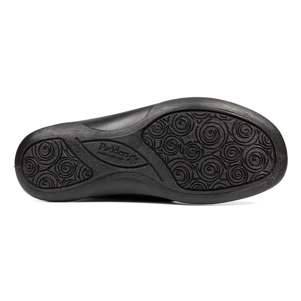 Padders Ladies Dual Fit Comfort 2E/3E - Black Leather