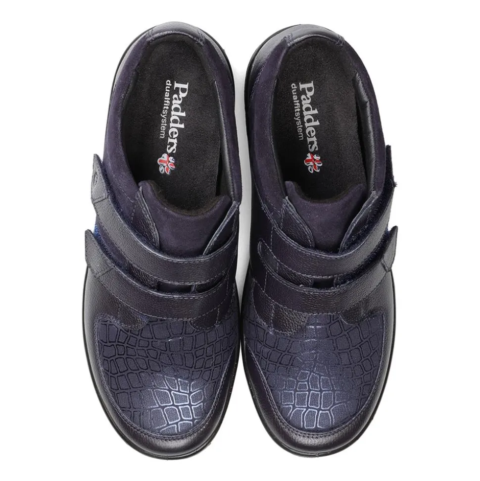 Padders Ladies Dual Fit Comfort 2E/3E - Navy Combi