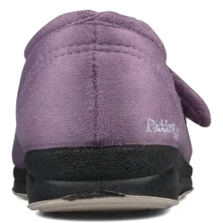 Padders Ladies Slippers 2E Fit Vulcanised - Lavender