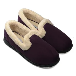 Padders Ladies Slippers 2E Fit Vulcanised - Lilac/Wisteria