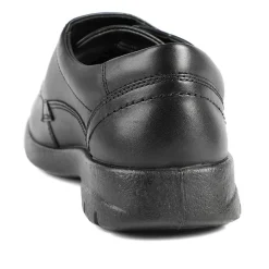 Padders Leather Adjustable Fastening Monk Shoes - Black