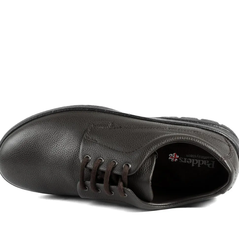 Padders Leather Lace Up Casual Shoes - Brown