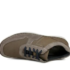 Padders Leather Wide Fit Lace Up Shoes - Brown
