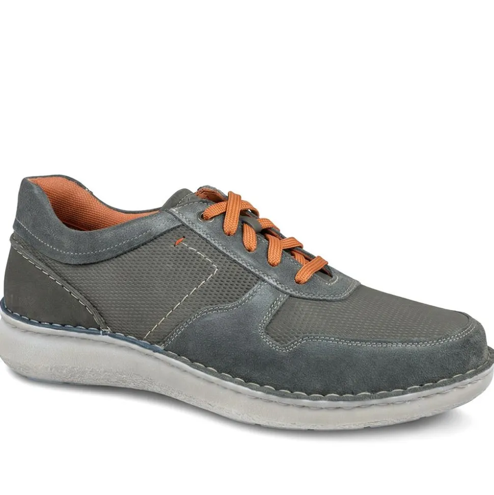 Padders Leather Wide Fit Lace Up Shoes - Navy