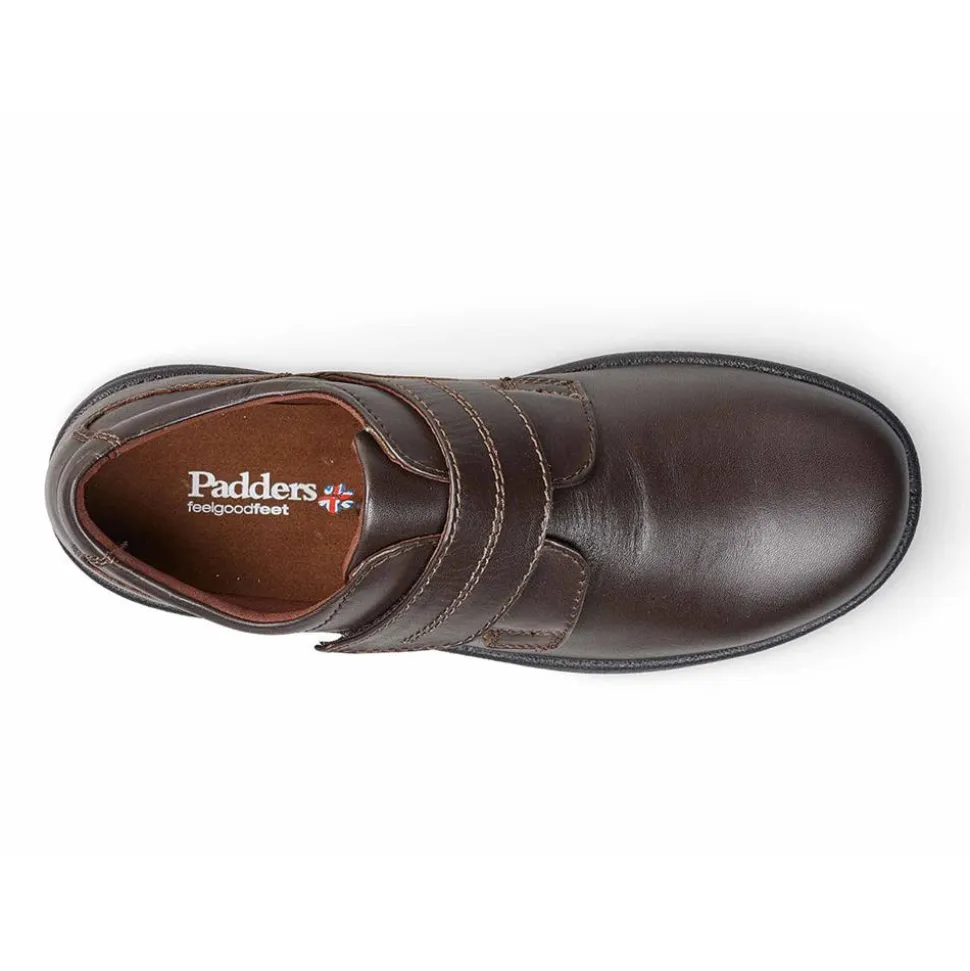 Padders Mens Comfort Shoes F Fit - Brown