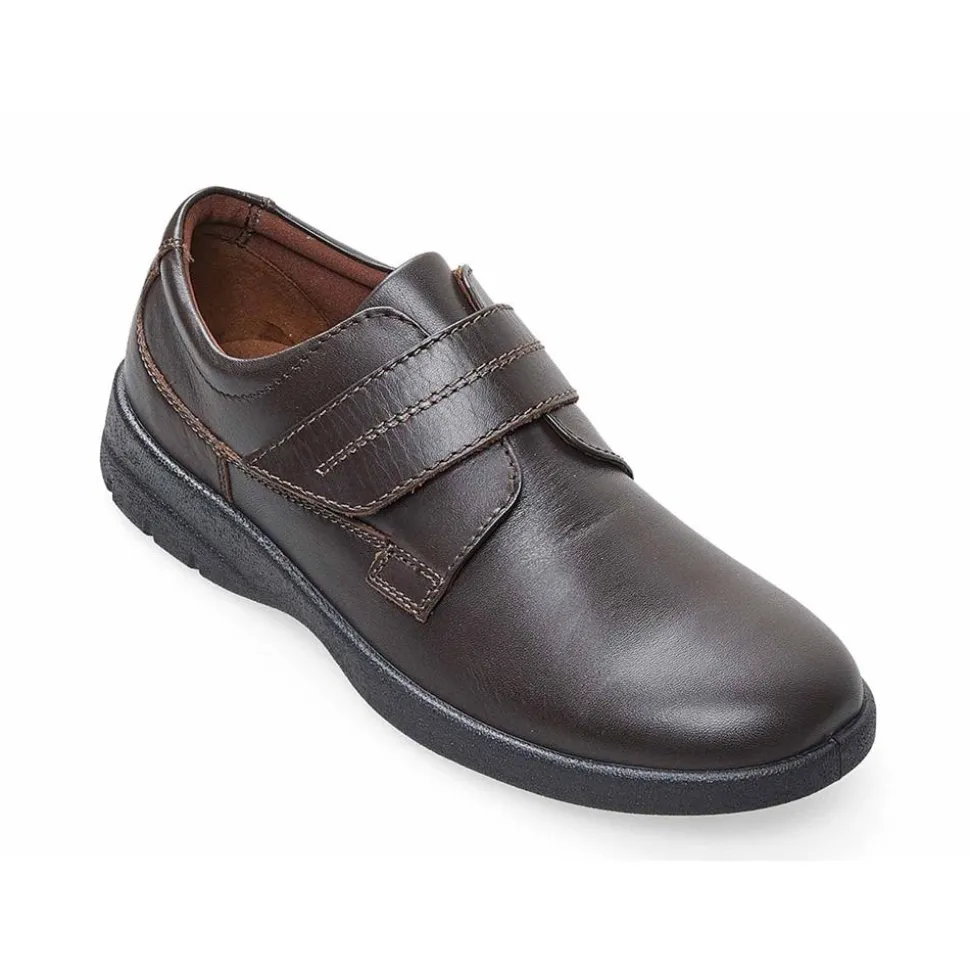 Padders Mens Comfort Shoes F Fit - Brown