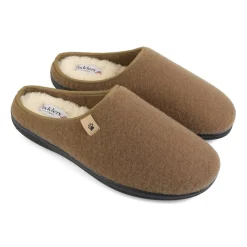 Padders Mens Slippers G Fit - Camel Felt