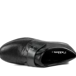 Padders Twilight Leather Slip On Shoes - Black
