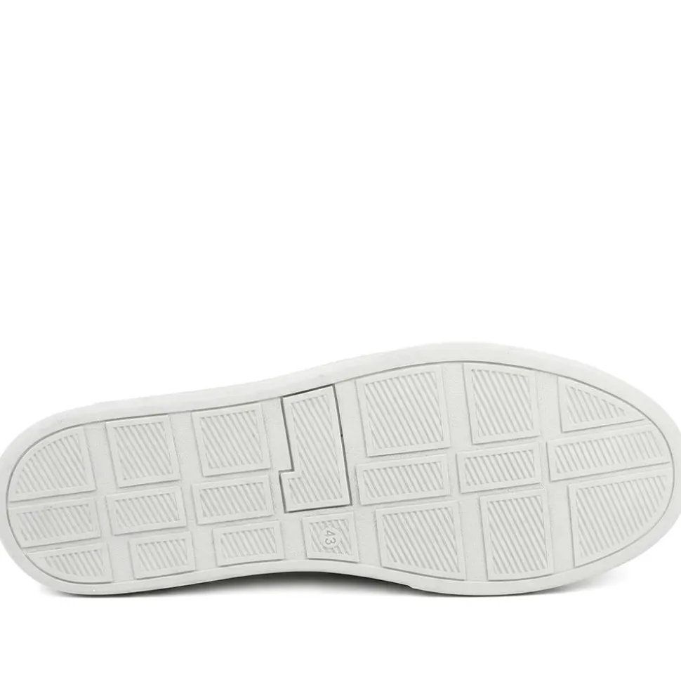 Padders Wide Fit Leather Slip On Shoes - Navy