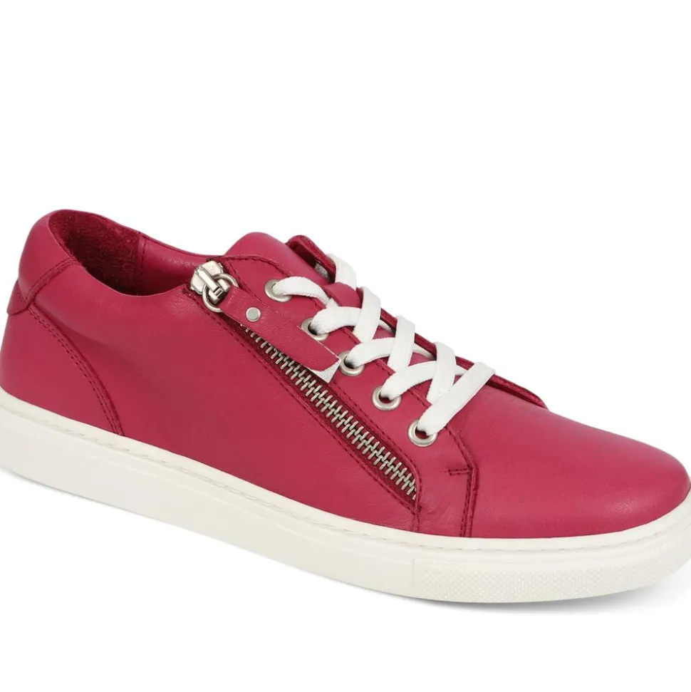 Padova2 Leather Lace-Up Trainers - Pink