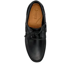 Parsons Leather Boat Shoes - Black