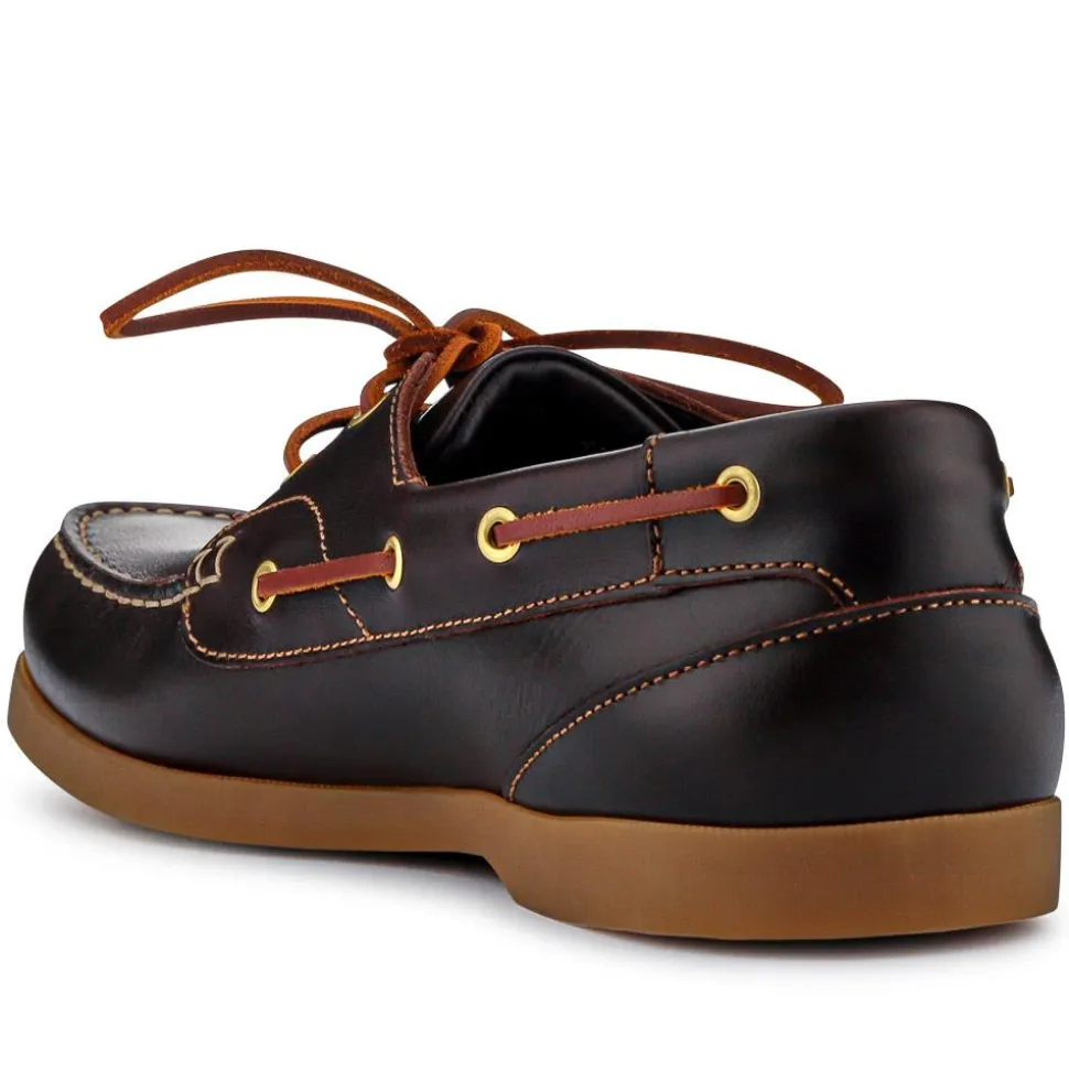 Parsons Leather Boat Shoes - Brown
