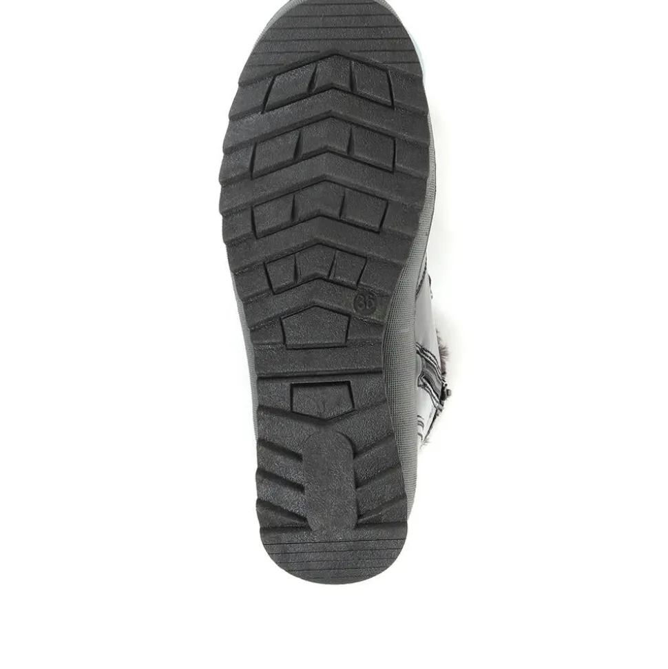 Patent Hiker Boots - Black Patent