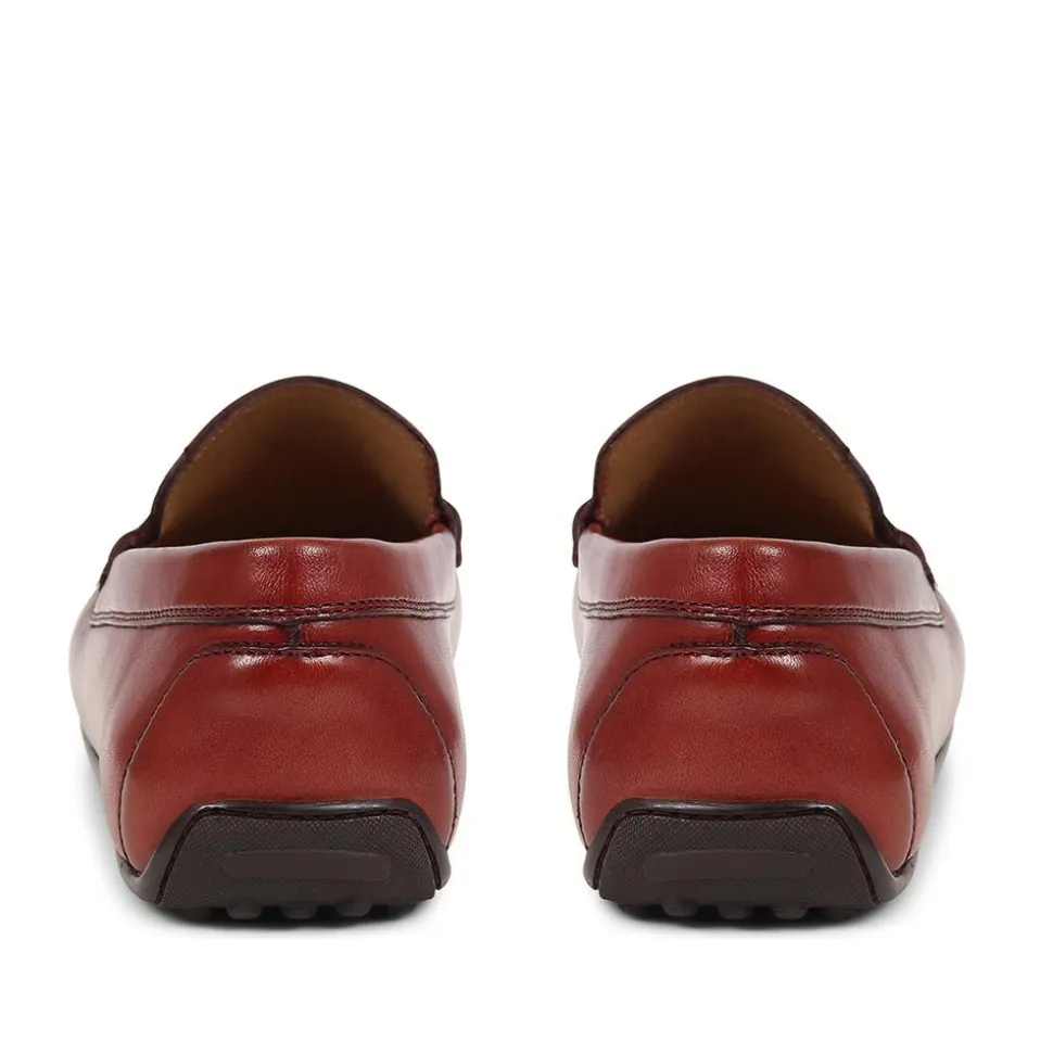 Paterson Leather Moccasins - Cognac