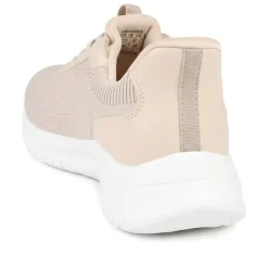Pavers Active Easy Step In Lace Up Trainers - Beige