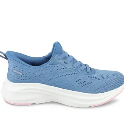 Pavers Active Wide Fit Easy Step In Trainers - Blue