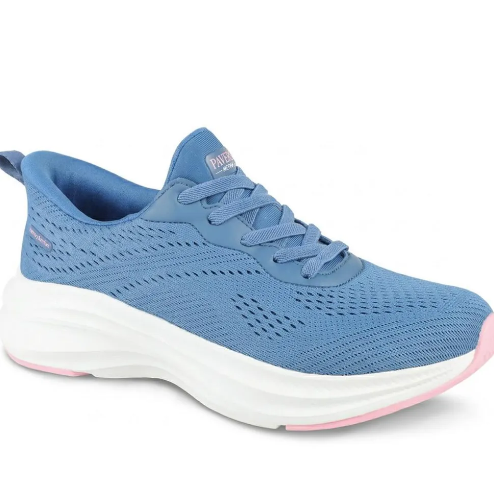Pavers Active Wide Fit Easy Step In Trainers - Blue