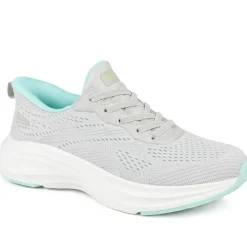 Pavers Active Wide Fit Easy Step In Trainers - Grey