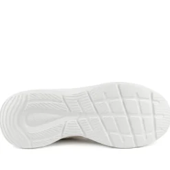 Pavers Active Wide Fit Easy Step In Trainers - Off White