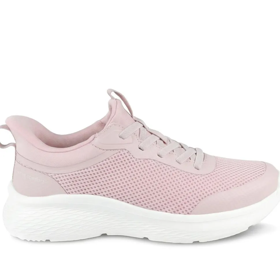 Pavers Active Wide Fit Easy Step In Trainers - Pink