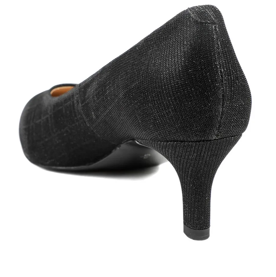 Peter Kaiser Lightly Embellished Court Shoes - Black Shimmer
