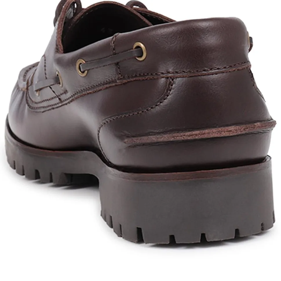 Pickering2 Leather Boat Shoes - Dark Brown