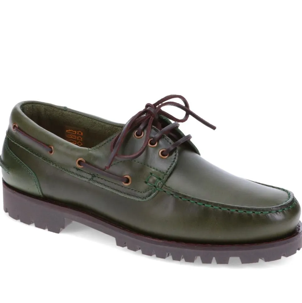 Pickering2 Leather Boat Shoes - Khaki