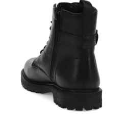 Platform Ankle Boots - Black