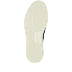 Quade Smart Leather Slip-On Shoes - Navy