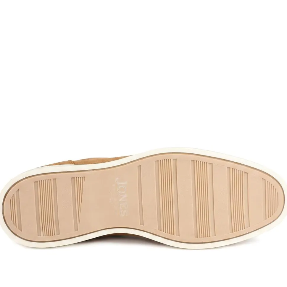 Quarius All Leather Slip On Shoes - Cognac Suede
