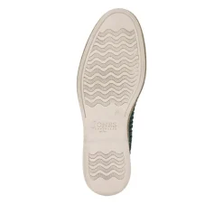 Raheem Leather Loafers - Green Suede
