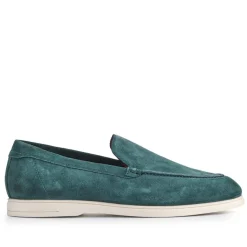 Raiden Suede Loafers - Green Suede